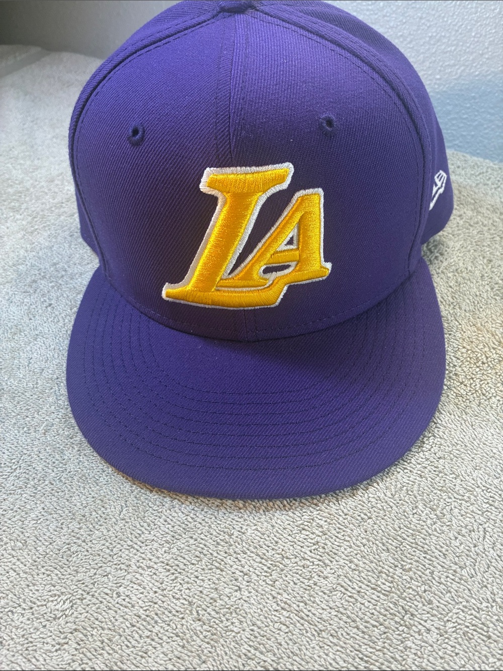 NBA Purple Kids Snapback Hat with Yellow LA Logo